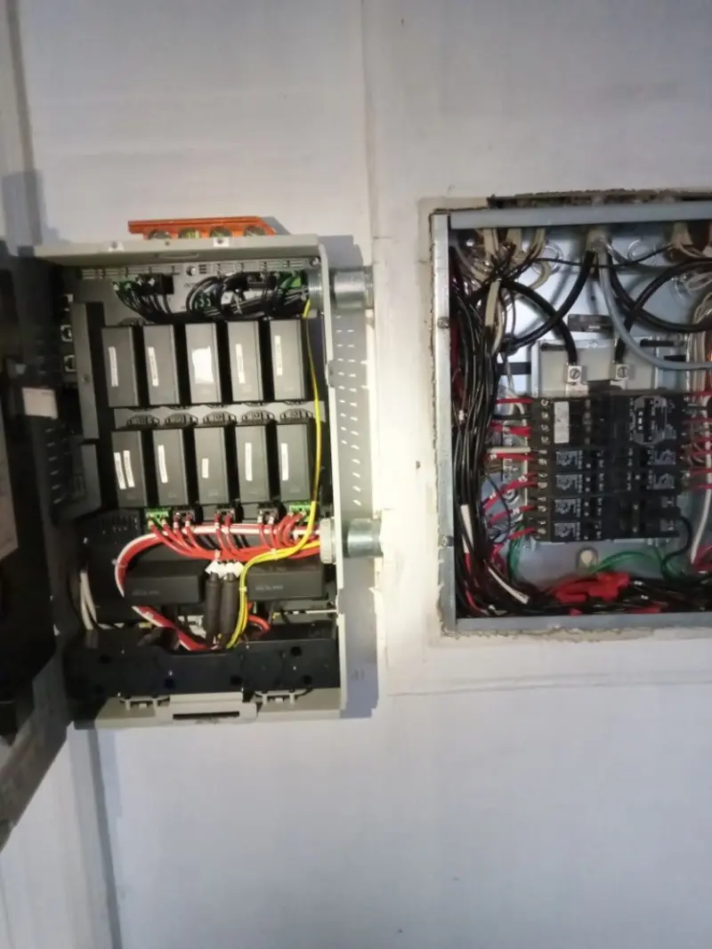 Electrical panel upgrade completed for Indoor Lighting Installation in Shorewood